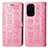 Coque Portefeuille Motif Fantaisie Livre Cuir Etui Clapet S03D pour Xiaomi Redmi K40 5G Rose