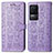 Coque Portefeuille Motif Fantaisie Livre Cuir Etui Clapet S03D pour Xiaomi Redmi K50 5G Violet