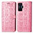 Coque Portefeuille Motif Fantaisie Livre Cuir Etui Clapet S03D pour Xiaomi Redmi K50 Gaming 5G Rose