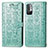 Coque Portefeuille Motif Fantaisie Livre Cuir Etui Clapet S03D pour Xiaomi Redmi Note 10 JE 5G Vert