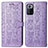 Coque Portefeuille Motif Fantaisie Livre Cuir Etui Clapet S03D pour Xiaomi Redmi Note 10 Pro 5G Violet