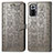 Coque Portefeuille Motif Fantaisie Livre Cuir Etui Clapet S03D pour Xiaomi Redmi Note 10 Pro Max Gris