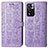 Coque Portefeuille Motif Fantaisie Livre Cuir Etui Clapet S03D pour Xiaomi Redmi Note 11 Pro+ Plus 5G Violet