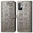 Coque Portefeuille Motif Fantaisie Livre Cuir Etui Clapet S03D pour Xiaomi Redmi Note 11 SE 5G Gris