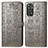 Coque Portefeuille Motif Fantaisie Livre Cuir Etui Clapet S03D pour Xiaomi Redmi Note 11S 4G Gris