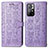 Coque Portefeuille Motif Fantaisie Livre Cuir Etui Clapet S03D pour Xiaomi Redmi Note 11S 5G Violet