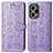 Coque Portefeuille Motif Fantaisie Livre Cuir Etui Clapet S03D pour Xiaomi Redmi Note 12 Turbo 5G Violet