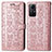 Coque Portefeuille Motif Fantaisie Livre Cuir Etui Clapet S03D pour Xiaomi Redmi Note 12S Or Rose