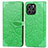 Coque Portefeuille Motif Fantaisie Livre Cuir Etui Clapet S04D pour Huawei Honor 60 SE 5G Vert