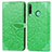 Coque Portefeuille Motif Fantaisie Livre Cuir Etui Clapet S04D pour Huawei P40 Lite E Vert