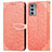 Coque Portefeuille Motif Fantaisie Livre Cuir Etui Clapet S04D pour Motorola Moto Edge 20 5G Orange