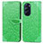 Coque Portefeuille Motif Fantaisie Livre Cuir Etui Clapet S04D pour Motorola Moto Edge 30 Pro 5G Vert