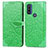 Coque Portefeuille Motif Fantaisie Livre Cuir Etui Clapet S04D pour Motorola Moto G Pure Vert