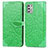 Coque Portefeuille Motif Fantaisie Livre Cuir Etui Clapet S04D pour Motorola Moto G Stylus (2021) Vert