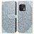 Coque Portefeuille Motif Fantaisie Livre Cuir Etui Clapet S04D pour OnePlus 10 Pro 5G Gris