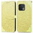 Coque Portefeuille Motif Fantaisie Livre Cuir Etui Clapet S04D pour OnePlus 10 Pro 5G Jaune