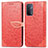 Coque Portefeuille Motif Fantaisie Livre Cuir Etui Clapet S04D pour OnePlus Nord N200 5G Rouge