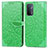 Coque Portefeuille Motif Fantaisie Livre Cuir Etui Clapet S04D pour OnePlus Nord N200 5G Vert