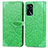 Coque Portefeuille Motif Fantaisie Livre Cuir Etui Clapet S04D pour Oppo A16 Vert