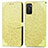 Coque Portefeuille Motif Fantaisie Livre Cuir Etui Clapet S04D pour Oppo A55S 5G Jaune