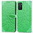 Coque Portefeuille Motif Fantaisie Livre Cuir Etui Clapet S04D pour Oppo A55S 5G Vert