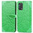 Coque Portefeuille Motif Fantaisie Livre Cuir Etui Clapet S04D pour Oppo A74 4G Vert