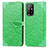 Coque Portefeuille Motif Fantaisie Livre Cuir Etui Clapet S04D pour Oppo F19 Pro+ Plus 5G Vert