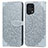 Coque Portefeuille Motif Fantaisie Livre Cuir Etui Clapet S04D pour Oppo Find X5 Pro 5G Gris