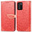 Coque Portefeuille Motif Fantaisie Livre Cuir Etui Clapet S04D pour Oppo K9S 5G Rouge