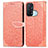 Coque Portefeuille Motif Fantaisie Livre Cuir Etui Clapet S04D pour Oppo Reno5 A Orange