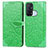 Coque Portefeuille Motif Fantaisie Livre Cuir Etui Clapet S04D pour Oppo Reno5 A Vert