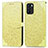 Coque Portefeuille Motif Fantaisie Livre Cuir Etui Clapet S04D pour Oppo Reno6 Z 5G Jaune