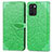 Coque Portefeuille Motif Fantaisie Livre Cuir Etui Clapet S04D pour Oppo Reno6 Z 5G Vert