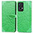 Coque Portefeuille Motif Fantaisie Livre Cuir Etui Clapet S04D pour Oppo Reno7 Pro 5G Vert