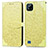 Coque Portefeuille Motif Fantaisie Livre Cuir Etui Clapet S04D pour Realme C11 (2021) Jaune