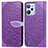 Coque Portefeuille Motif Fantaisie Livre Cuir Etui Clapet S04D pour Realme C31 Petit