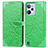 Coque Portefeuille Motif Fantaisie Livre Cuir Etui Clapet S04D pour Realme C31 Vert