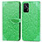 Coque Portefeuille Motif Fantaisie Livre Cuir Etui Clapet S04D pour Realme GT 5G Vert