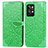 Coque Portefeuille Motif Fantaisie Livre Cuir Etui Clapet S04D pour Realme GT2 Pro 5G Vert