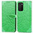 Coque Portefeuille Motif Fantaisie Livre Cuir Etui Clapet S04D pour Samsung Galaxy A02s Vert