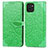 Coque Portefeuille Motif Fantaisie Livre Cuir Etui Clapet S04D pour Samsung Galaxy A03 Vert