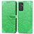 Coque Portefeuille Motif Fantaisie Livre Cuir Etui Clapet S04D pour Samsung Galaxy A05s Vert