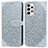 Coque Portefeuille Motif Fantaisie Livre Cuir Etui Clapet S04D pour Samsung Galaxy A33 5G Gris