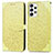 Coque Portefeuille Motif Fantaisie Livre Cuir Etui Clapet S04D pour Samsung Galaxy A33 5G Jaune