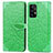 Coque Portefeuille Motif Fantaisie Livre Cuir Etui Clapet S04D pour Samsung Galaxy A52 4G Vert