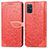 Coque Portefeuille Motif Fantaisie Livre Cuir Etui Clapet S04D pour Samsung Galaxy A71 4G A715 Rouge