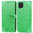 Coque Portefeuille Motif Fantaisie Livre Cuir Etui Clapet S04D pour Samsung Galaxy M32 4G Vert