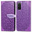 Coque Portefeuille Motif Fantaisie Livre Cuir Etui Clapet S04D pour Samsung Galaxy S20 5G Petit