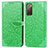 Coque Portefeuille Motif Fantaisie Livre Cuir Etui Clapet S04D pour Samsung Galaxy S20 FE 4G Vert