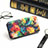 Coque Portefeuille Motif Fantaisie Livre Cuir Etui Clapet S04D pour Samsung Galaxy S22 Ultra 5G Petit